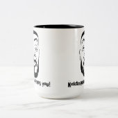 コクスマンが見てる! ツートーンマグカップ (中央)