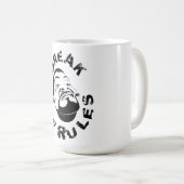 コクスマン規則を破る コーヒーマグカップ (正面右)
