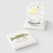 コクチバスのコースター ストーンコースター (横)