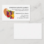 コクチャの果物と野菜が市場を作る 名刺 (正面/裏面)