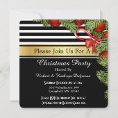 「コクテイル＆メリメント」ホリデーパーティー招待状 招待状 (裏面)