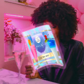 コクテールパブワインレストランBARISTロゴホログラフ スクエア名刺