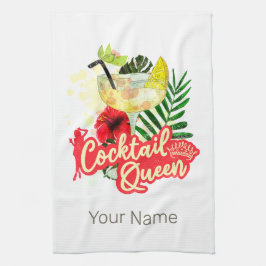 コクテール クイーン ヴィンテージ 花嫁 ハッチェットパーティー キッチンタオル