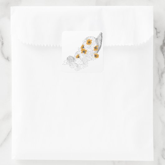 コクピアサンフラワーズカボチャ スクエアシール (バッグ)