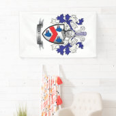 コクランの家紋の紋章付き外衣 横断幕 (インサイチュ)