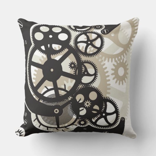 コグの車輪の仕事 クッション (正面)