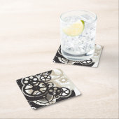 コグの車輪の仕事 スクエアペーパーコースター (インサイチュ)