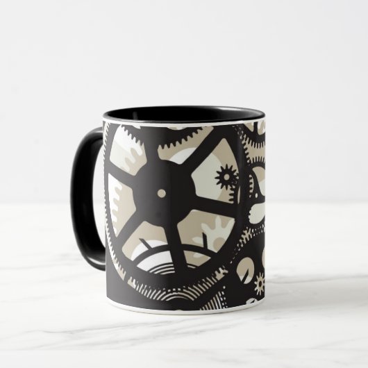 コグの車輪の仕事 マグカップ (正面左)