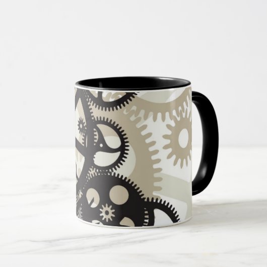 コグの車輪の仕事 マグカップ (正面右)