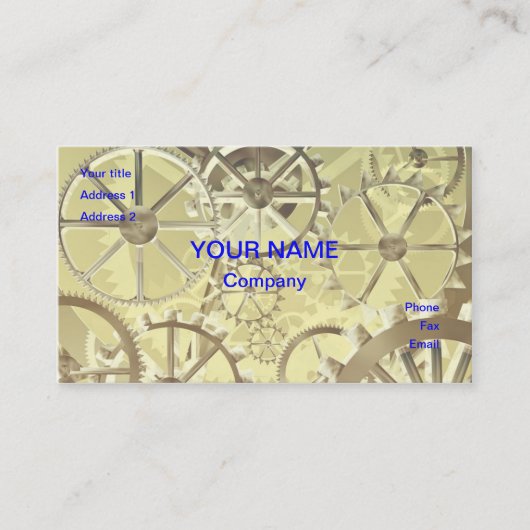 コグの車輪 名刺 (正面)