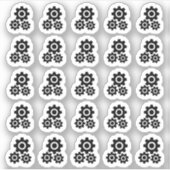 コグギアスエームパンクメカニカルアイコンブホプランナー シール (正面)