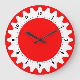 コグド01 – 赤 ラージ壁時計