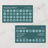 コグ – 緑の色合い 名刺 (正面/裏面)