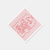 コケお洒落ット弓結び結びブライダルシャワー スタンダードカクテルナプキン (角)