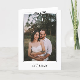 コケお洒落ット手書きボー結婚ズ サンキューカード