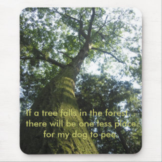 コケで覆われた木のマウスパッド マウスパッド