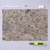 コケとの石の写真の地質学の質 薄葉紙 (クラフト)