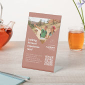 コケとマグノリアスの台座のサイン 台座サイン (インサイチュ)