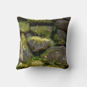 コケのある古い石垣 –  クッション (裏面)