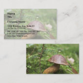 コケのきのこ 名刺 (正面/裏面)
