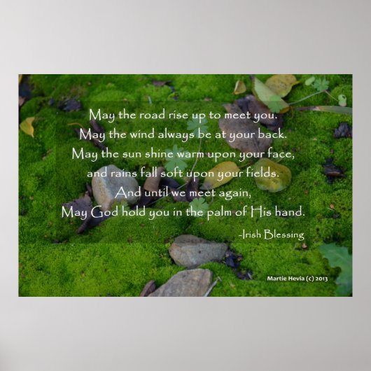 コケのカーペット – 五月道 – アイリッシュ賛美ズ ポスター (正面)