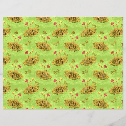 コケのキノコ (裏面)