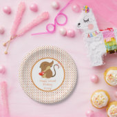 コケむしたツノメドリの石のパーティーのプレート- ペーパープレート (パーティー)