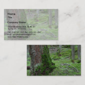 コケむした木の森林森 名刺 (正面/裏面)