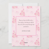 コケエレガントットクリスマスツリーピンクボウ1写真 シーズンカード (裏面)