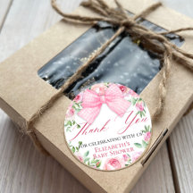 コケエレガントットピンクボウとバラありがとう