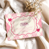 コケエレガントットピンクボウ卒業 サンキューカード