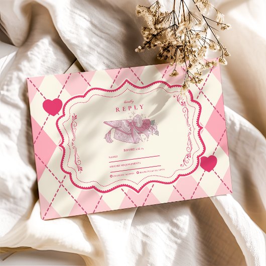 コケエレガントットピンクボウ卒業 出欠カード