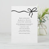 コケエレガントットボウ結婚式招待状 招待状 (スタンド正面)