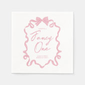 コケエレガントットボウ誕生日ナプキンス スタンダードカクテルナプキン (正面)