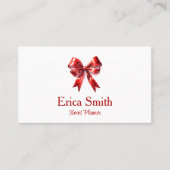 コケエレガントットレッドボウ 名刺 (正面)