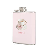 コケエレガントッ名門私立校風のクティーカップと弓 フラスク (左)