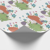 コケガエル ラッピングペーパー (角)