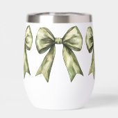 コケガーリーットウォーターカラーオリーブグリーンボウエレガント (背面)