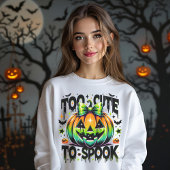 コケッかぼちゃをスプックするにはハロウィーン可愛すぎる スウェットシャツ