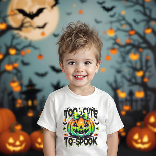 コケッかぼちゃをスプックするにはハロウィーン可愛すぎる ベビーTシャツ