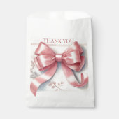 コケッエレガントクピンクボウベイビーシャワーガール フェイバーバッグ (正面)