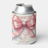 コケッエレガントクピンクボウベイビーシャワーガール 缶クーラー (缶正面)