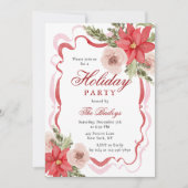 コケッエレガントトフローラクリスマスパーティー 招待状 (正面)