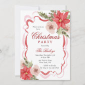 コケッエレガントトフローラクリスマスパーティー 招待状 (正面)