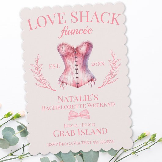 コケッガーリートボーコセットソーシャルクラブバチェロレッテ 招待状