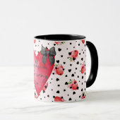 コケッガーリート前向き肯定ストロベリーマグ マグカップ (正面右)