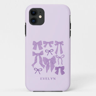 コケッガーリート弓パープル iPhone 11 ケース