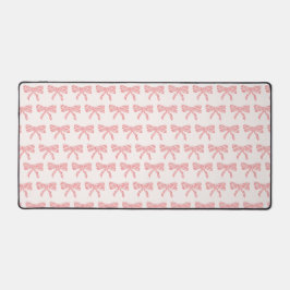 コケッティエステティック ピンクの蝶結び デスクマット