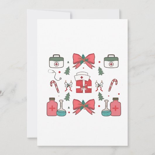 コケッティナースのクリスマススタイル 招待状 (正面)