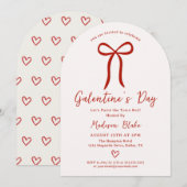 コケッティーボウ ガレンティーンズデー招待状 招待状 (正面/裏面)
